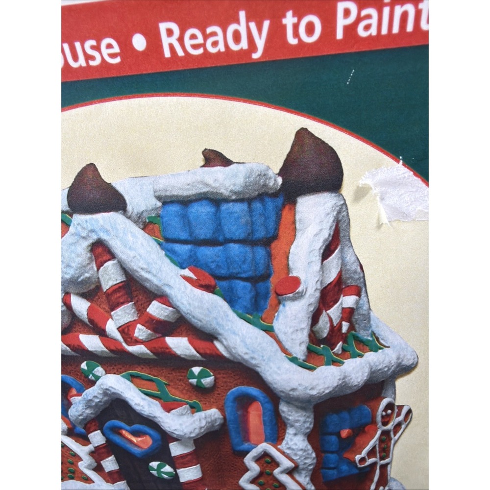 Accents Unlimited Wee Crafts Gingerbread House Lights Up Paint Kit Vintage *Read - Picture 9 of 16
